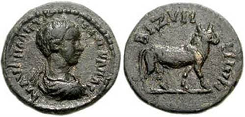Bizya Moushmov 3470 Caracalla AE18 of Bizya, Thrace