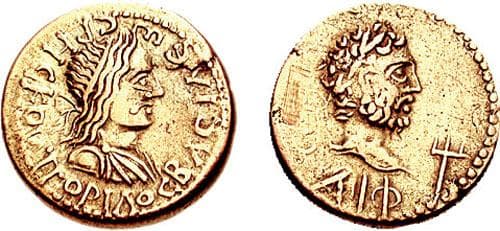Bosporus Anokhin 631c Kings of Bosporus, Rhescuporis II, with Caracalla
