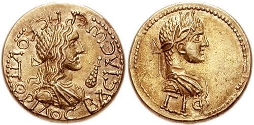 Bosporus Anokhin 633a Kings of Bosporus, Rhescuporis II, with Caracalla