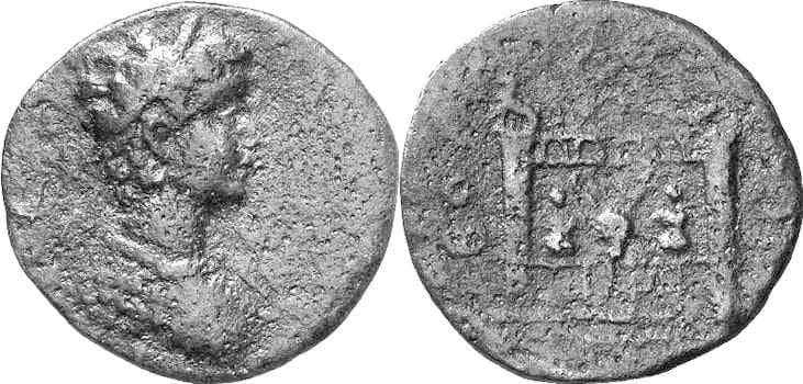 Bura Mabbott 925 Caracalla, AE22 of Bura, Achaia, Peloponnesos