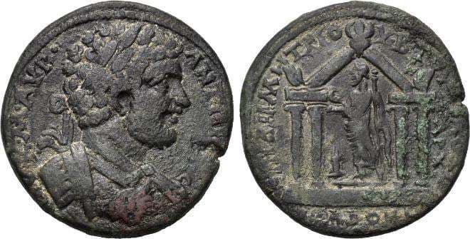 Cadi G&N 5, 196 Caracalla, AE31 of Cadi, Phrygia