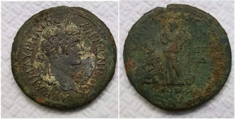 Caesarea Cappadocia SNG vA 6490 (2) Caracalla, AE of Caesarea, Cappadocia, alliance issue with Smyrna, Ionia