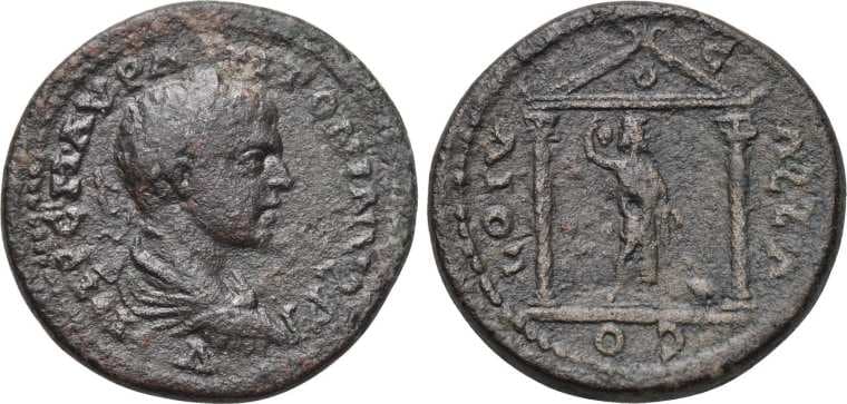 Cassandrea Moushmov 6323 Caracalla, AE25 of Cassandrea, Macedonia