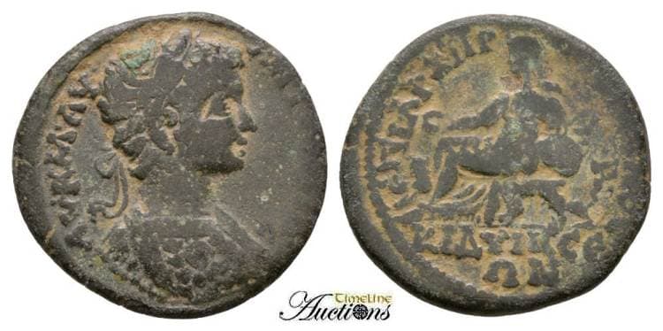 Cidyessus Aulock Phrygien I, 546 Caracalla, AE24 of Cidyessus, Phrygia