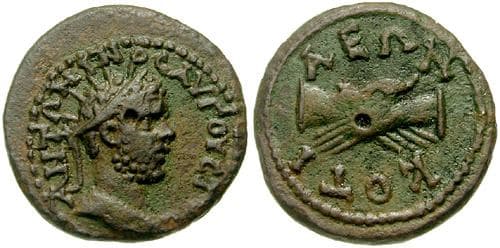 Cotiaeum Paris K3508 Caracalla AE19 of Cotiaeum, Phrygia