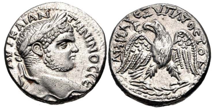 Cyprus Prieur 1578 Caracalla AR Tetradrachm of Cyprus