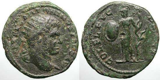 Deultum Moushmov 3533 Caracalla, AE23 of Deultum, Thrace