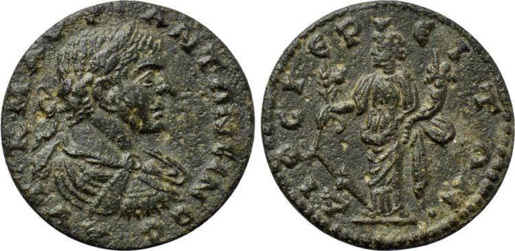 Dioshieron SNG vA 2941 Caracalla AE21 of Dioshieron, Lydia