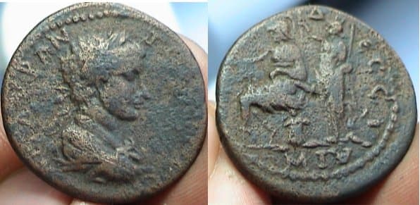 Edessa Macedonia Moushmov 6262 Caracalla AE24 of Macedonia, Edessa