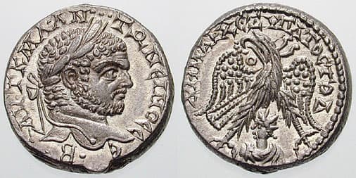 Emesa Prieur 1000v Caracalla AR Tetradrachm of Emesa, Syria