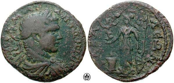 Gabala SNG Cop 314 Caracalla AE 27mm of Gabala, Syria