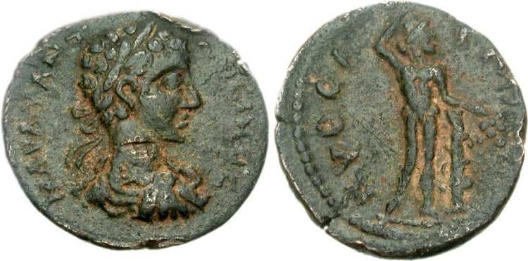 Gythium BCD 970 Caracalla AE23 of Gythium, Laconia