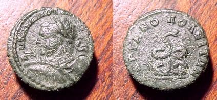 Hadrianopolis Moushmov 2629 Caracalla AE 17mm of Hadrianopolis, Thrace