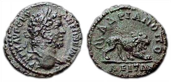 Hadrianopolis Moushmov 2640 Caracalla AE17 of Hadrianopolis, Thrace