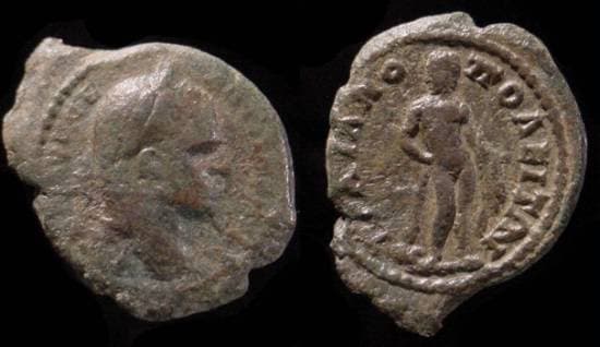 Hadrianopolis Moushmov 2654 Caracalla AE26 of Hadrianopolis, Thrace