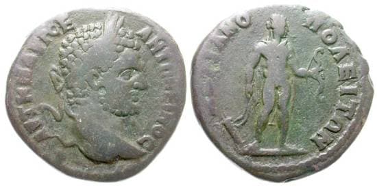 Hadrianopolis Thrace Moushmov 2599 Caracalla AE26 of Hadrianopolis, Thrace