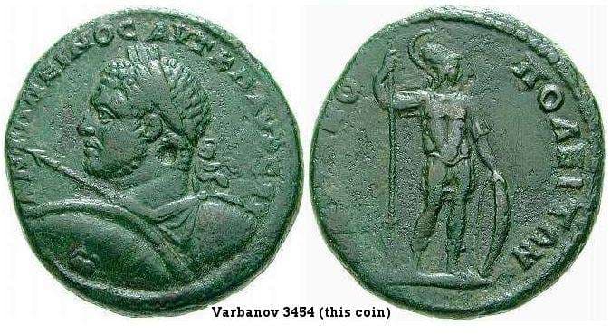 Hadrianopolis Moushmov 2603 Caracalla AE28 of Hadrianopolis, Thrace