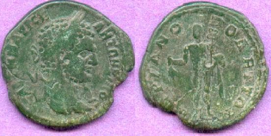 Hadrianopolis Moushmov 2658 Caracalla AE27 of Hadrianopolis, Thrace