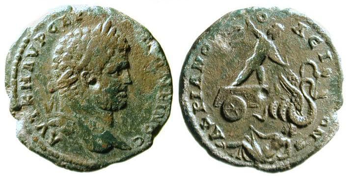 Hadrianopolis Moushmov 2648 Caracalla AE28 of Hadrianopolis, Thrace
