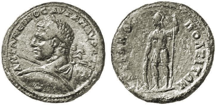 Hadrianopolis Varbanov 3452 Caracalla, AE 27 of Hadrianopolis, Thrace