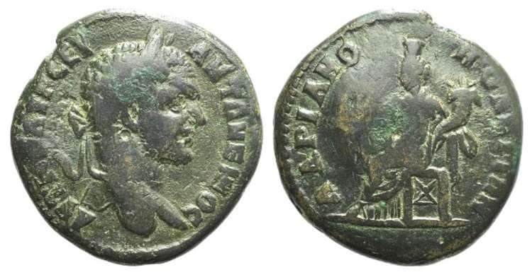 Hadrianopolis Varbanov 3547 Caracalla, AE27 of Hadrianopolis, Thrace