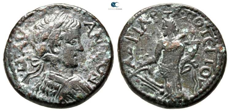 Hadrianopolis- Sebaste BMC 4 (2) Caracalla AE21 of Hadrianopolis-Sebaste, Phrygia