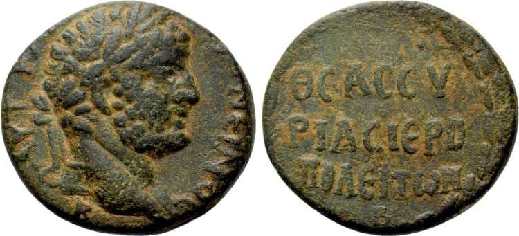 Hieropolis Syria Zeugma hoard C655 Caracalla, AE24 of Hieropolis, Syria