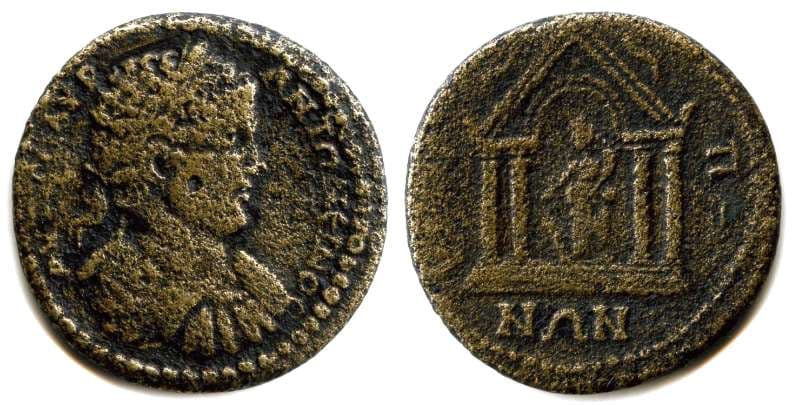 Hypaepa SNG vA 2968 (2) Caracalla, AE22 of Hypaepa, Lydia
