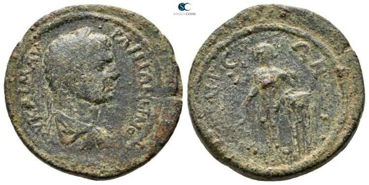 Ilion Bellinger T260 Caracalla, AE29 of Ilion, Troas
