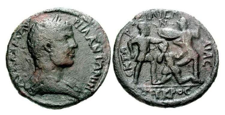 Ilion SNG Lewis 1333 Caracalla AE32 of Ilion, Troas