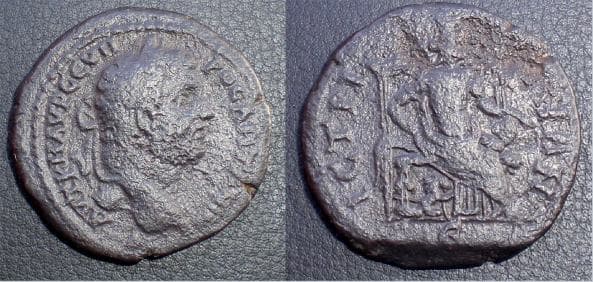 Istros Varbanov 635 Caracalla, AE29 of Istros, Thrace