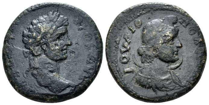 Juliopolis Lindgren A124A Caracalla, AE26 of Juliopolis, Bithynia