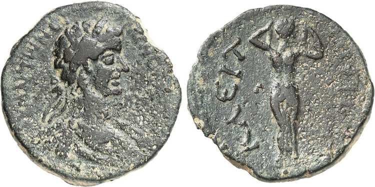 Kleitor Gorny 233, 1899 Caracalla, AE23 of Kleitor, Arkadia