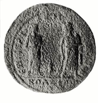 Kolophon Dessau 813 Caracalla AE35 of Kolophon, Ionia