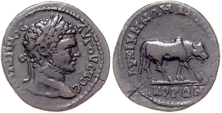 Kyzikos SNG Cop 126 Caracalla, AE24 of Kyzikos, Mysia