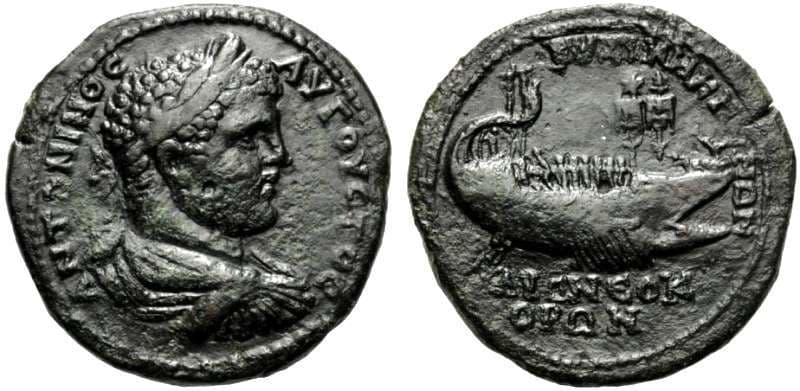 Kyzikos SNG France 786 Caracalla AE35 of Kyzikos, Mysia