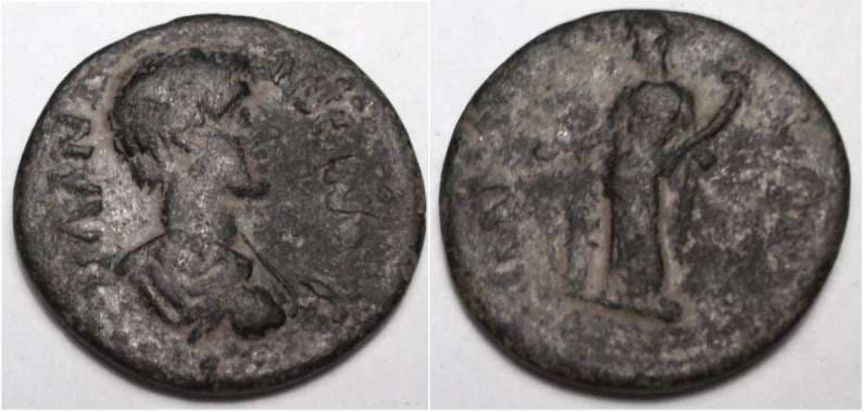 Lampsacus Weber 5124 var Caracalla, AE22 of Lampsacus, Mysia