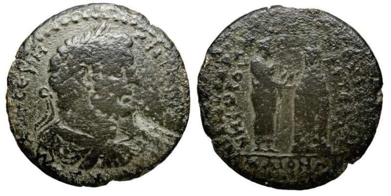 Maeonia Waddington 5068 Caracalla, AE36 of Maeonia, Lydia
