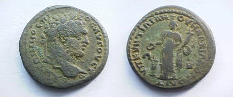 Markianopolis Moushmov 438 Caracalla AE28 Pentassarion of Markianopolis
