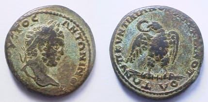 Markianopolis Moushmov 445 Caracalla AE28 of Markianopolis