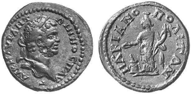 Markianopolis Varbanov 906 Caracalla, AE22 of Markianopolis, Moesia Inf