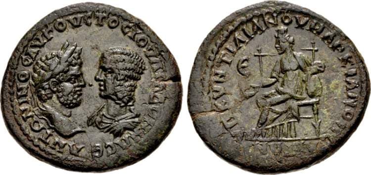 Markianopolis Varbanov 1014 Caracalla and Julia Domna