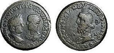 Markianopolis Varbanov 1071 Caracalla and Julia Domna, AE27 of Markianopolis, Moesia