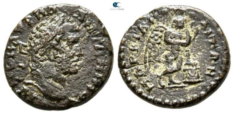 Markianopolis Varbanov 901 Caracalla, AE16 of Markianopolis, Moesia