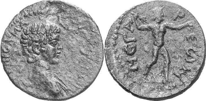 Megara BCD 57 Caracalla, AE25 of Megara, Megaris