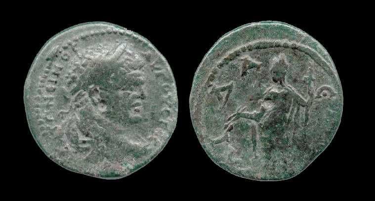 Midaeum BMC 9 Caracalla AE30 of Midaeum, Phrygia