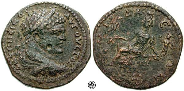 Midaeum SNGvA 3889v Caracalla AE 30mm of Phrygia, Midaeum