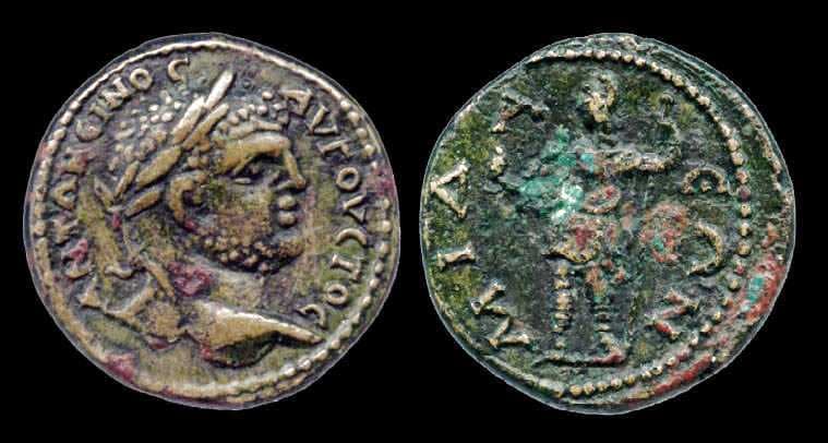 Mideaum BMC 11 Caracalla AE27 of Midaeum, Phrygia