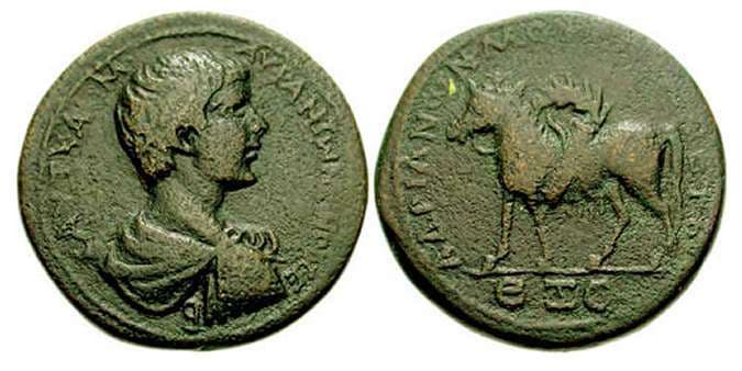 Mopsus SNG Lev 1344 Caracalla, AE32 of Mopsus, Cilicia