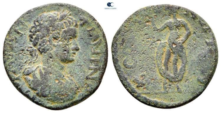 Mothone Savoca 91, 405 Caracalla AE19 of Mothone, Messenia